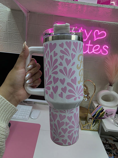 Mexican Talavera 40oz Stainless Steel Tumbler